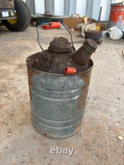 Vintage Rare Can Metal