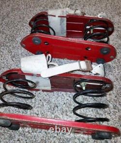 Vintage Rare Classic 50s/60s Metal Satellite Circus Jumping Shoes Futuristic Toy
