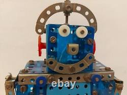 Vintage Rare Constructor Model Metal ROBOT Remoted Battery Toy 34cm