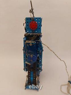 Vintage Rare Constructor Model Metal ROBOT Remoted Battery Toy 34cm