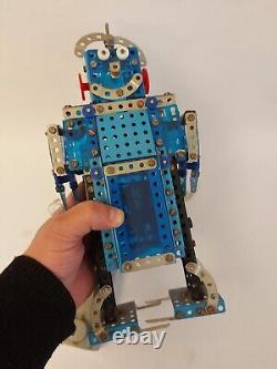 Vintage Rare Constructor Model Metal ROBOT Remoted Battery Toy 34cm
