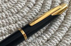Vintage Rare Dunhill Alfred 18k 750 Gold F Nib Metallic Black Fountain Pen
