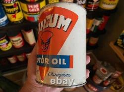 Vintage Rare Full Nos Mid-1900's Oilzum Metal Motor Oil 1-quart Can! Dented