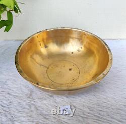 Vintage Rare Handcrafted Bell Metal / Bronze Chakra Healing Singing Bowl Z48