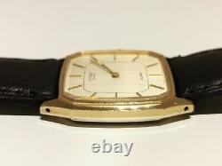 Vintage Rare Japan Luxury Beautiful Gold Plated Alarm Men's Watch Citizen2400