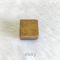 Vintage Rare Lord Hanuman Metal Wooden Old Printing Stamp Seal Decorative 60