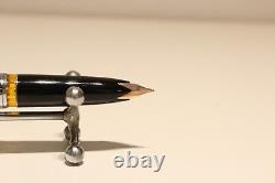 Vintage Rare Luxury Ussr Metal Chromed Fountain Pen Union With 14k Gold Nib