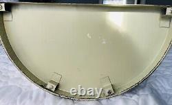 Vintage Rare Metal Glass Mirror Panel Laundry Hamper
