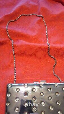 Vintage Rare Metal Handbag Made In Italy