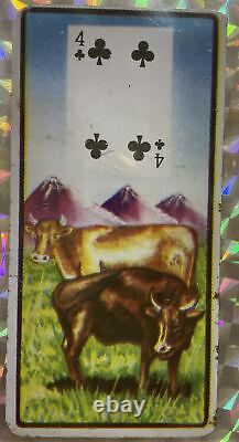 Vintage Rare Mighty Mouse Metal Playing Card 4 Clubs Cow Ebay 1/1 Cgs 8 C Read