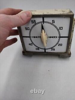 Vintage Rare Minute Minder Cooking Timer Tested Working