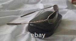 Vintage Rare Oakley 2.0 Platinum Wire Bronze Iridium Sunglasses