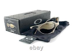 Vintage Rare Oakley Romeo XX 24k Gold 1st Edition Iridium Lenses 1999