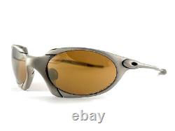 Vintage Rare Oakley Romeo XX 24k Gold 1st Edition Iridium Lenses 1999