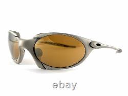 Vintage Rare Oakley Romeo XX 24k Gold 1st Edition Iridium Lenses 1999