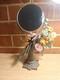 Vintage Rare Petites Choses Vanity Mirror Metal Hand Holding Flowers