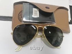 Vintage Rare Ray Ban B&L Bausch & Lomb USA Crystal Green 5814 withcase