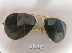 Vintage Rare Ray Ban B&L Bausch & Lomb USA Crystal Green 5814 withcase