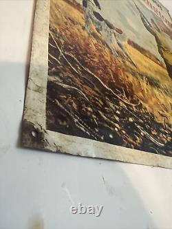 Vintage Rare Remington Dupont Metal Sign Original 18x22 Hunting, Farm, Oil Gas