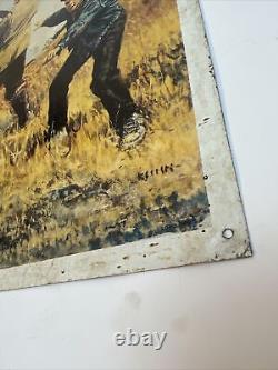Vintage Rare Remington Dupont Metal Sign Original 18x22 Hunting, Farm, Oil Gas