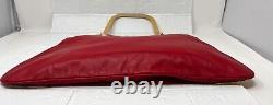 Vintage Rare Roberta di Camerino Red Leather Stunning Handbag