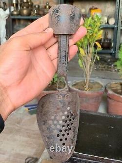 Vintage Rare Rusty Iron Metal Handcrafted Carl Shoe Tree Shoe Forms Adjustable