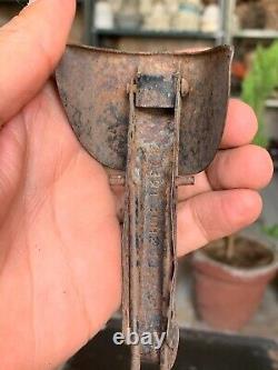 Vintage Rare Rusty Iron Metal Handcrafted Carl Shoe Tree Shoe Forms Adjustable