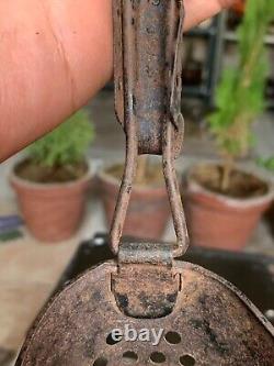 Vintage Rare Rusty Iron Metal Handcrafted Carl Shoe Tree Shoe Forms Adjustable