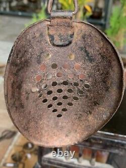 Vintage Rare Rusty Iron Metal Handcrafted Carl Shoe Tree Shoe Forms Adjustable