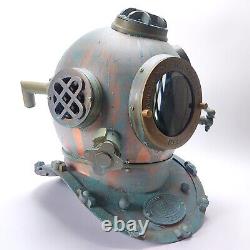 Vintage Rare Scuba Diving Helmet Marine Deep Sea Navy Mark V Divers Helmet