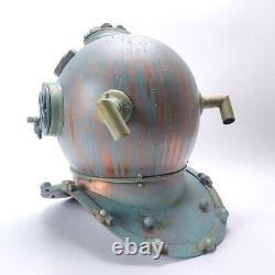 Vintage Rare Scuba Diving Helmet Marine Deep Sea Navy Mark V Divers Helmet