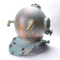 Vintage Rare Scuba Diving Helmet Marine Deep Sea Navy Mark V Divers Helmet