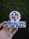 Vintage Rare Skelly Service Metal Topper Sign