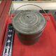 Vintage Rare Small Coal Miner Tin Metal Lunch Pail /mining Bucket