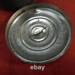 Vintage Rare Small Coal Miner Tin Metal Lunch Pail /Mining Bucket