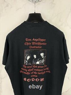 Vintage Rare Sodom Double Side Logo T Shirt