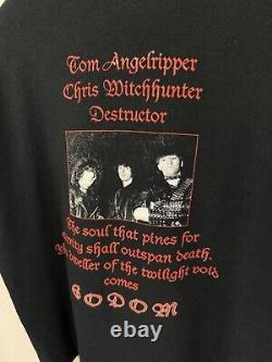 Vintage Rare Sodom Double Side Logo T Shirt