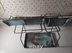 Vintage Rare Structo Toys Metal Table Chairs Outdoor Patio Set