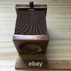 Vintage Rare Super Neat copper Metal incense burner Holder 4H x3W