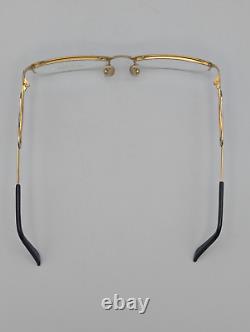 Vintage Rare Taxi Modi Di Vedere Metal Semi-Rimless (Rimlon) Eyeglass Frame