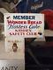 Vintage Rare Wonder Bread Hostess Cake Advertising Metal Bicycle Topper Sign