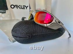 Vintage Rare X Man Oakley Juliet Ruby+side Blinders Ciclope Serial Sku#24-125