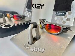 Vintage Rare X Man Oakley Juliet Ruby+side Blinders Ciclope Serial Sku#24-125