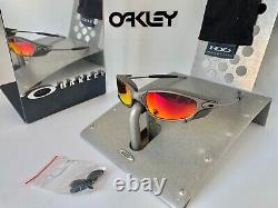 Vintage Rare X Man Oakley Juliet Ruby+side Blinders Ciclope Serial Sku#24-125