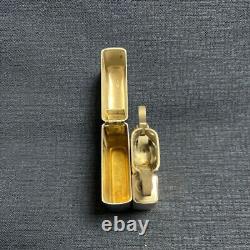 Vintage Rare Zippo'77Gulf Oil Metal Zippo Galf Sparks Test Ok Setagaya Base Co