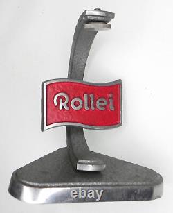 Vintage Rollei Metal Display Stand for Rolleiflex Twinlens Camera. Ext. Rare