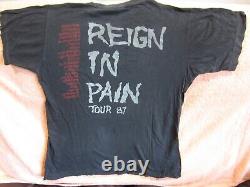 Vintage SLAYER Concert Shirt 1987 Reign In Blood Metal Rock Tour Band Shirt Rare