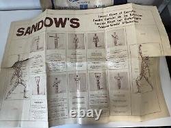 Vintage Sandow Rare Combination Outfit With Chest Expander & Foot Stirrups