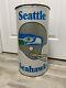 Vintage Seattle Seahawks Metal Trash Can P&k Products Rare