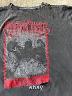 Vintage Sepultura Beneath the Remains Faded Distressed Shirt Death Metal Rare